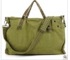 Canvas Army green messenger bag/handbag