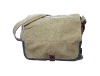 Canvas Bag with Leather trims