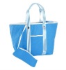 Canvas Beach Bag with Pouch