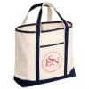 Canvas Tote Bag With Outside Pockets