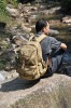 Canvas backpack camping bag