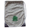 Canvas drawstring backpack