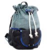 Canvas drawstring backpack school bag