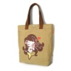 Canvas fashion bag tote bag leisure bag eco friendly orangic cotton beach shopping handle bag