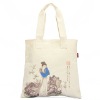 Canvas fashion handbag eco friendly shopping tote beach bag