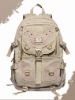 Canvas school backpack