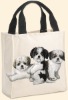 Canvas tote bag promotional printed hanlde bag eco friendly orangic cotton