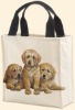 Canvas tote bag promotional printed hanlde bag eco friendly orangic cotton