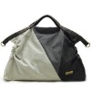 Canvas tote/shoulder(two functions) bag with both colour combination