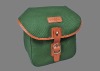 Canvas with leather Camera bag