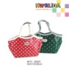 Canvase double handle colorful tote bag