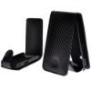 Carbon Fiber Leather Case Cover for Samsung Ace S5830(Black)