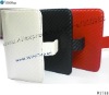 Carbon Fiber Leather Flip Case Wallet Cover for iPhone 4 - Various Colors for choice