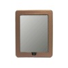 Carbon Fiber Leather Slide-in Case for iPad (Brown)