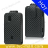 Carbon Fibre Leather Case for Sony Ericsson Xperia Mini Pro SK17i