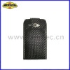 Carbon fiber Flip Leather Case for HTC Chacha
