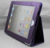 Carbon fiber leather case for ipad 2, For ipad 2 case