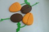 Carrot shape silicone key holder (hot sale)