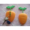 Carrot  silicone  key holder  with all pantone colors
