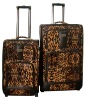 Carry-on PU trolley luggage bag