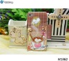 Cartoon Printing Diamond Case for iPhone 4, with Retail Packing