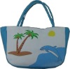 Cartoon beach bag