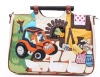 Cartoon design canvas tote bag