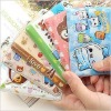 Cartoon embossment cute card holder for transportation card/bank card