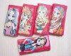 Cartoon girls screen print lady wallet/purse