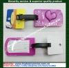 Cartoon pvc luggage tag