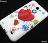 Case for Galaxy R i9103.Hearts Design Printing Soft TPU Case for Galaxy R i9103