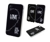 Case for iphone4 (PC+IMD) LOVE SERIES SET 1 High Quality