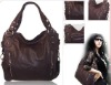 Casual genuine cowskin lady bag leather