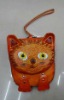 Cat Shape Small leather Coin Purses
