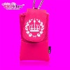 Cell Phone Cover Pink Nylon