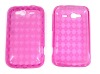 Cell Phone TPU Cases Covers with Rhombus Patterns for HTC Wildfire S/G13 CDMA Case