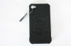 Cell phone leather case for 4G iphone