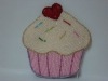 Charming Cupcake Shaped Beaded Coin Purse