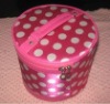 Cheap cosmetic bag with white dot