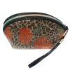 Cheap flocking cosmetic bag