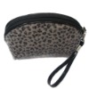 Cheap flocking cosmetic bag