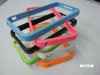 Cheap price,TPU & PC Bumper Case with buttons for iPhone 4 4G 4S, Many colors, PayPal+OEM