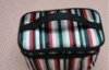 Cheap stripe cosmetic bag/cosmetic bag/