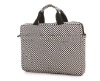 Checked fabric good quality laptop bag 4502#