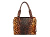 Cheetah print ladies' handbag
