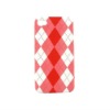 Chequer Pattern Hard Case for iPhone 4/4G(Red)