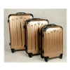 China 2011 brand-new Polycarbonate luggage set,20''24''28'',Cubic - Ultra Lightweight Spinner,4 China-Made 360 Swivel Wheels