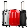 China 2011 brand-new Polycarbonate luggage set,20''24''28'',Cubic - Ultra Lightweight Spinner,4 China-Made 360 Swivel Wheels