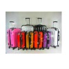 China 2011 brand-new Polycarbonate luggage set,20''24''28'',Cubic - Ultra Lightweight Spinner,4 China-Made 360 Swivel Wheels