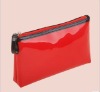 China Red Patent PVC handbag&cosmetic bag